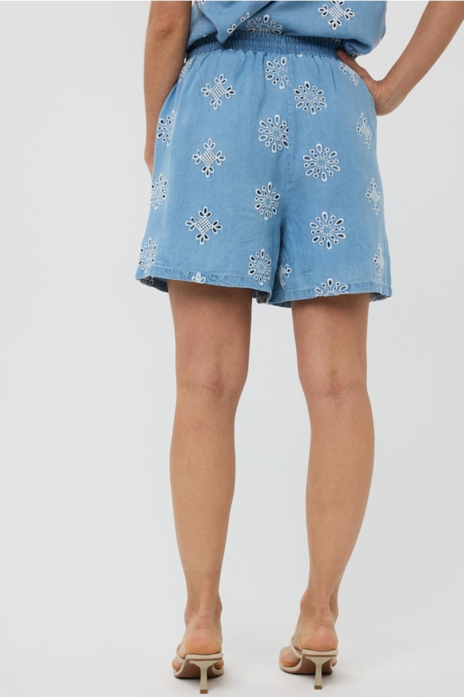 SHORTS CHAMBRAY HS25 28210 600 blue